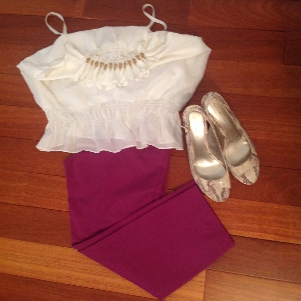 LOFT cropped pants